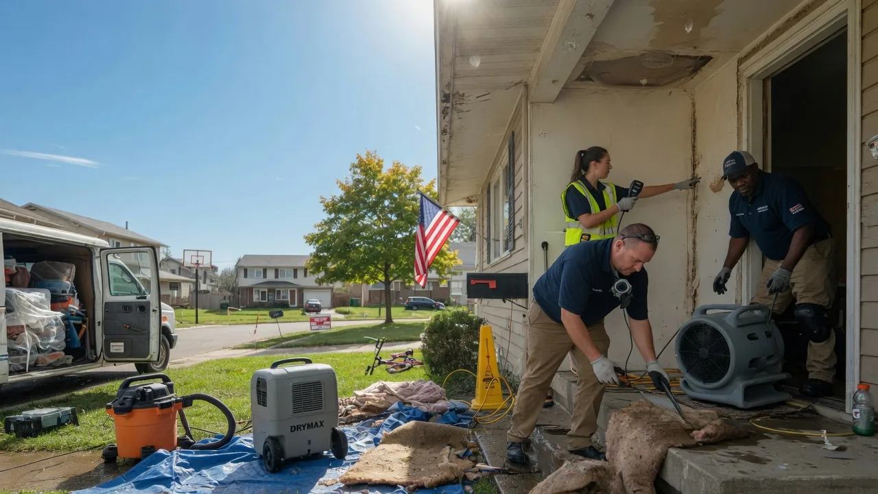 Water Damage Restoration in West College Corner, IN near me